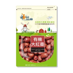 【品綠】有機大紅棗 180g/袋